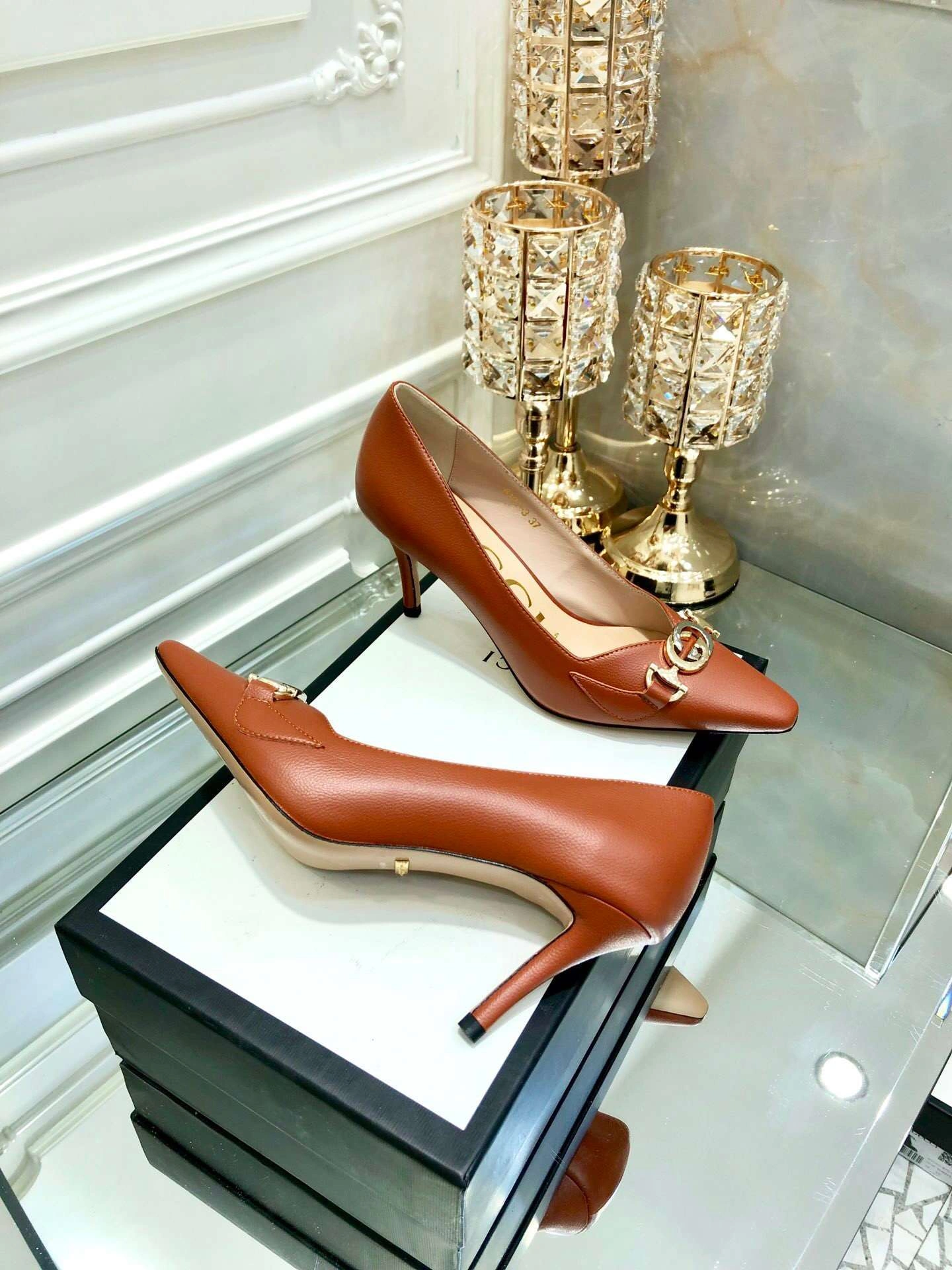 &*COCO--- sheepskin Heel height 7.5cm high quality version item : W02X34B0305